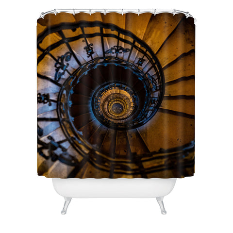 TristanVision Stairway to Budapest Shower Curtain