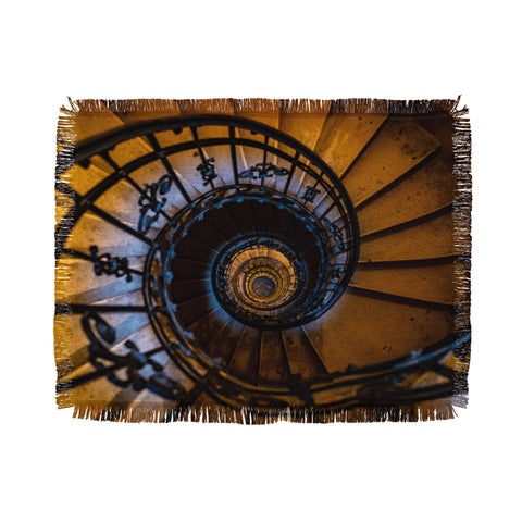 TristanVision Stairway to Budapest Throw Blanket
