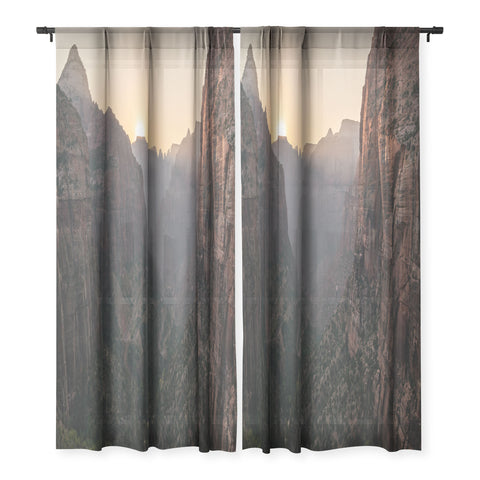 TristanVision Sunkissed Canyon Zion National Park Sheer Non Repeat