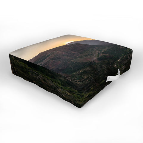 TristanVision Sunkissed Canyon Zion National Park Outdoor Floor Cushion