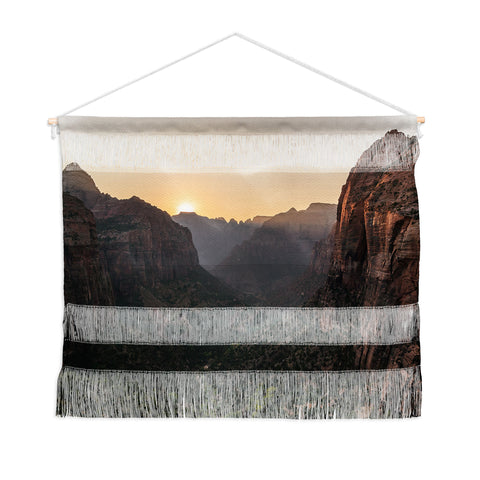 TristanVision Sunkissed Canyon Zion National Park Wall Hanging Landscape