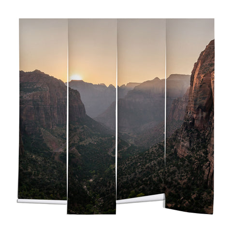 TristanVision Sunkissed Canyon Zion National Park Wall Mural