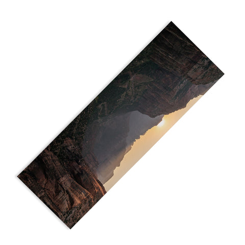 TristanVision Sunkissed Canyon Zion National Park Yoga Mat