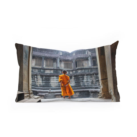 TristanVision Temple Dwellers Oblong Throw Pillow