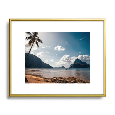 TristanVision Tropical Beach Philippines Paradise Metal Framed Art Print