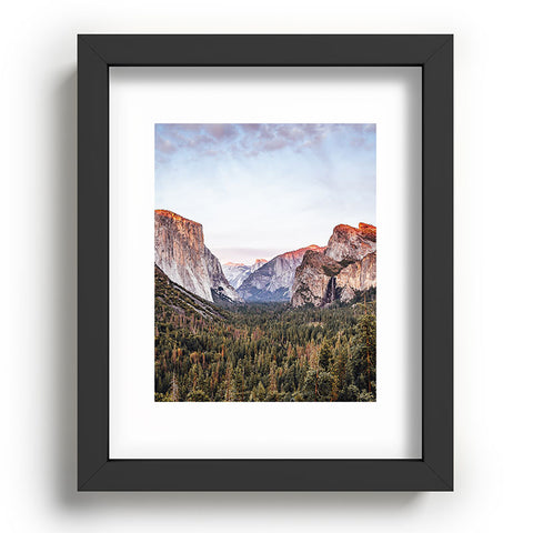 TristanVision Yosemite Tunnel View Sunset Recessed Framing Rectangle