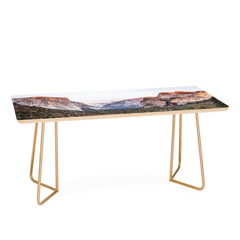 TristanVision Yosemite Tunnel View Sunset Coffee Table