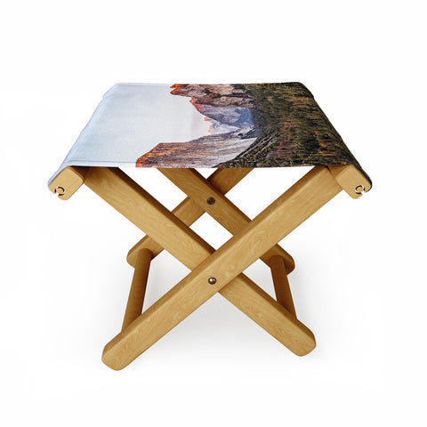 TristanVision Yosemite Tunnel View Sunset Folding Stool
