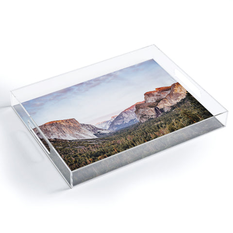 TristanVision Yosemite Tunnel View Sunset Acrylic Tray