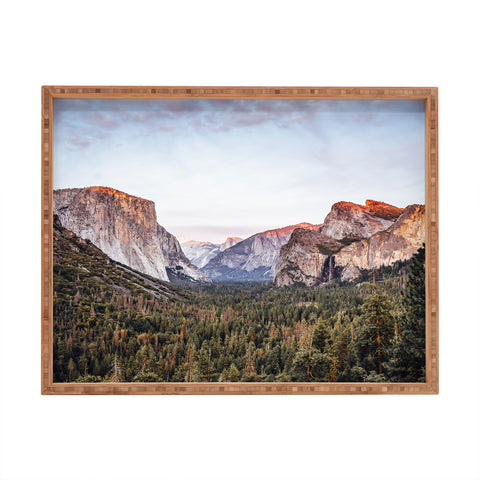 TristanVision Yosemite Tunnel View Sunset Rectangular Tray