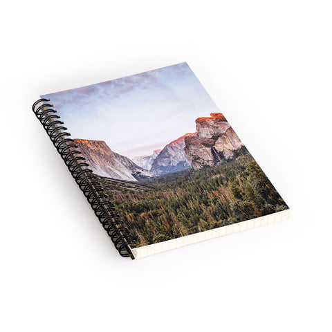 TristanVision Yosemite Tunnel View Sunset Spiral Notebook