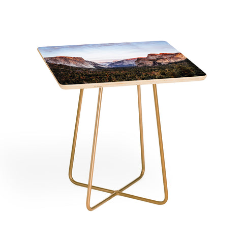 TristanVision Yosemite Tunnel View Sunset Side Table