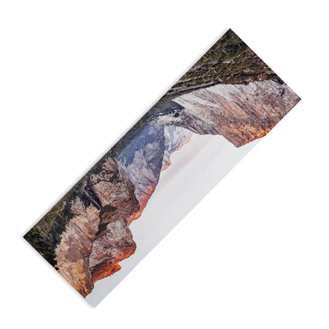 TristanVision Yosemite Tunnel View Sunset Yoga Mat