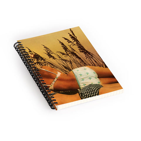 Tyler Varsell Beach Reeds Spiral Notebook