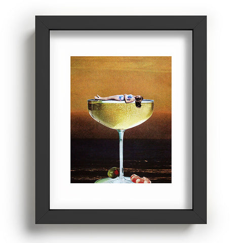 Tyler Varsell Champagne Sunset I Recessed Framing Rectangle