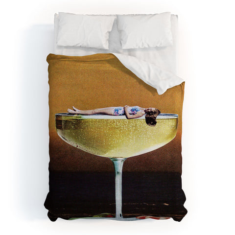 Tyler Varsell Champagne Sunset I Duvet Cover