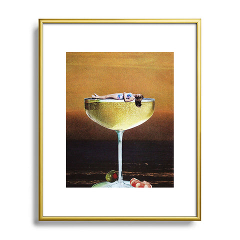 Tyler Varsell Champagne Sunset I Metal Framed Art Print