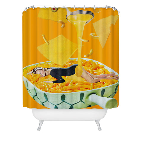 Tyler Varsell Cheese Dreams Shower Curtain