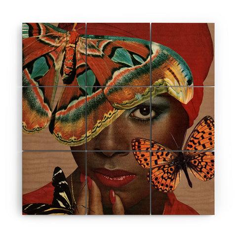 Tyler Varsell Flutter I Wood Wall Mural