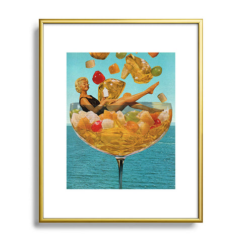Tyler Varsell Fruit Cocktail Metal Framed Art Print