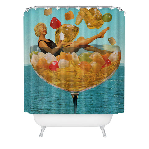 Tyler Varsell Fruit Cocktail Shower Curtain