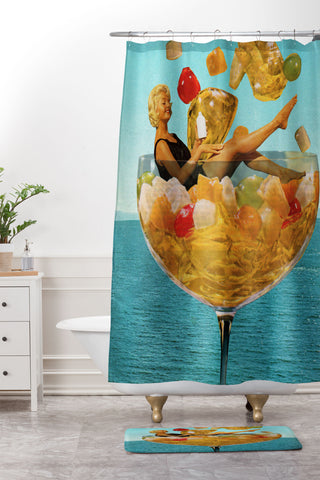 Tyler Varsell Fruit Cocktail Shower Curtain And Mat