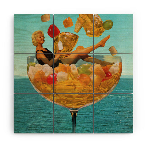 Tyler Varsell Fruit Cocktail Wood Wall Mural