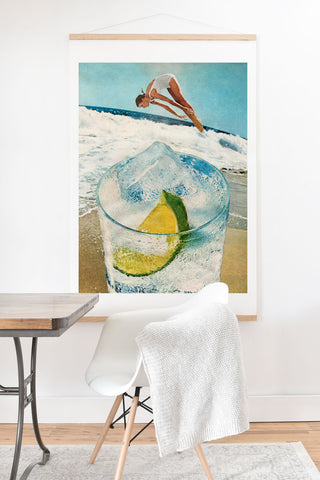 Tyler Varsell Rum on the Rocks Art Print And Hanger