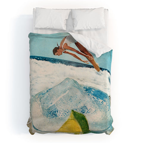 Tyler Varsell Rum on the Rocks Duvet Cover