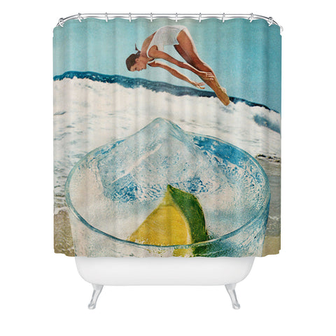 Tyler Varsell Rum on the Rocks Shower Curtain