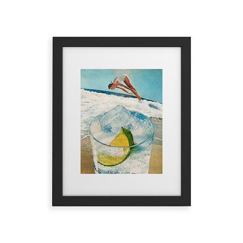 Tyler Varsell Rum on the Rocks Framed Art Print
