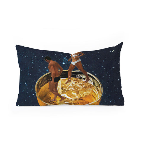 Tyler Varsell Space Date Oblong Throw Pillow