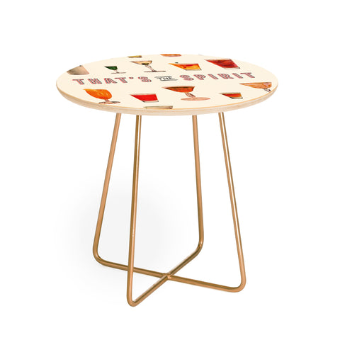 Tyler Varsell Thats the Spirit I Round Side Table