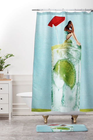 Tyler Varsell Umbrella I Shower Curtain And Mat