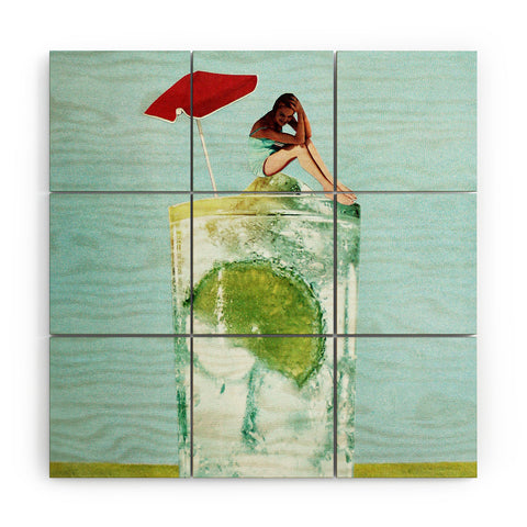 Tyler Varsell Umbrella I Wood Wall Mural