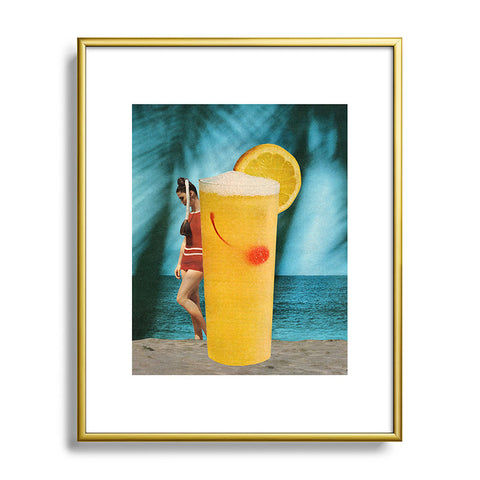 Tyler Varsell Vacation II Metal Framed Art Print