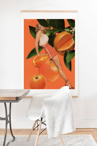 Tyler Varsell Vitamin C Orange Art Print And Hanger