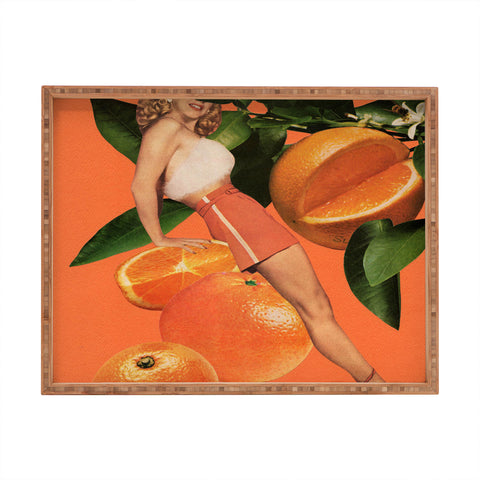 Tyler Varsell Vitamin C Orange Rectangular Tray