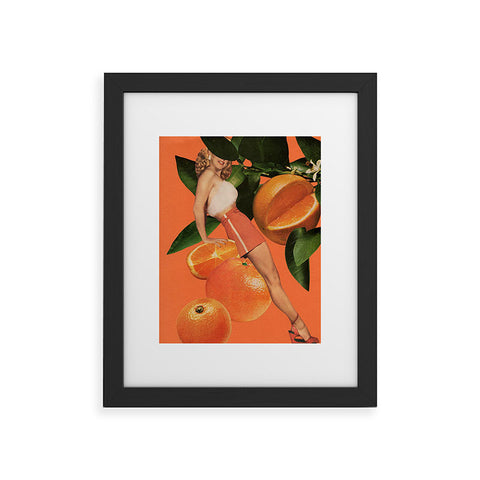 Tyler Varsell Vitamin C Orange Framed Art Print