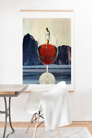 Tyler Varsell Wino Art Print And Hanger