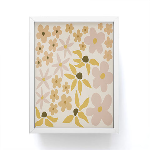 Urban Wild Studio black coffee morning tan Framed Mini Art Print