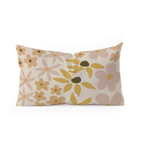 Urban Wild Studio black coffee morning tan Oblong Throw Pillow