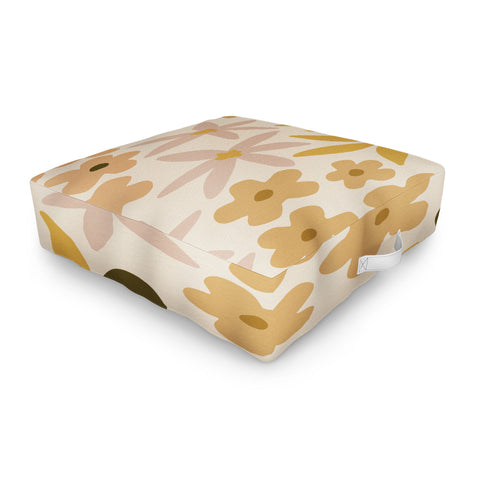 Urban Wild Studio black coffee morning tan Outdoor Floor Cushion