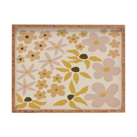 Urban Wild Studio black coffee morning tan Rectangular Tray