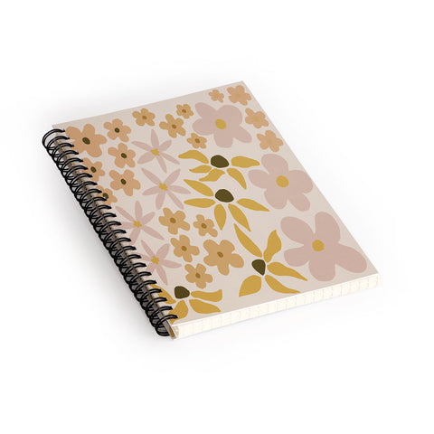 Urban Wild Studio black coffee morning tan Spiral Notebook