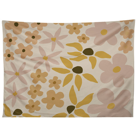 Urban Wild Studio black coffee morning tan Tapestry