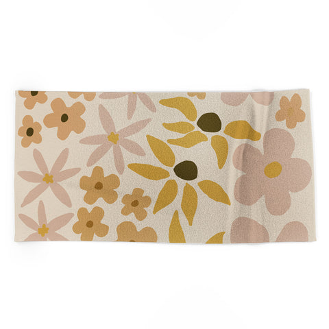 Urban Wild Studio black coffee morning tan Beach Towel