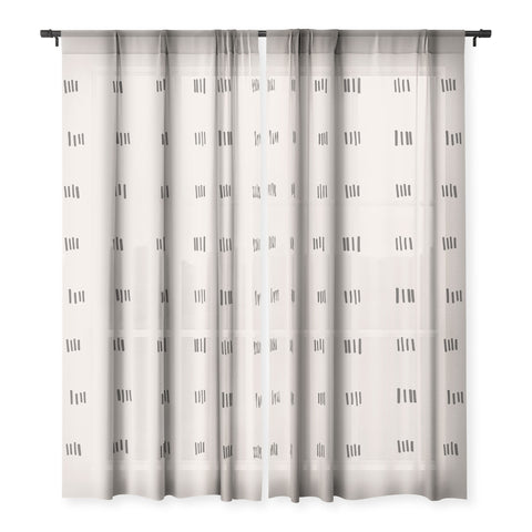 Urban Wild Studio desert check small charcoal Sheer Non Repeat