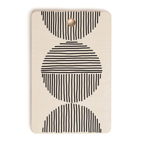 Urban Wild Studio evening lines Cutting Board Rectangle