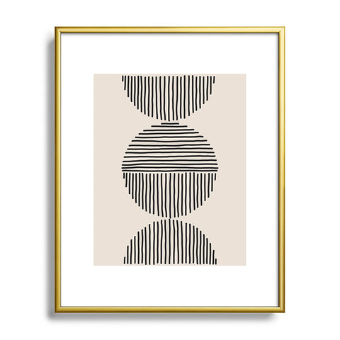 Urban Wild Studio evening lines Metal Framed Art Print